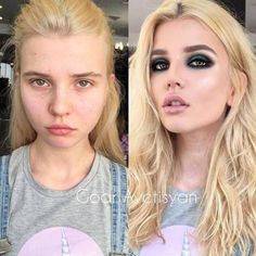 it can make all the difference Grande Transformation Maquillage, Amazing Makeup Transformation, Fair Skin Makeup, Makeup Before And After, Contour Makeup