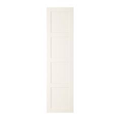 an open white door on a white background