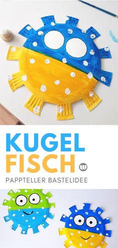 paper plate fish craft for kids to make