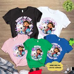 Lol Surprise Family Birthday Shirts, Gabby Dollhouse 5th Birthday Shirt, Gabby’s Dollhouse Cricut, Gabbys Dollhouse Birthday Party Tshirt, Gabbys Dollhouse Birthday, Aaliyah Birthday, 5th Birthday Girls, Dollhouse Family, Justin Jefferson