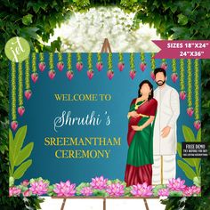 welcome to shruti's greenmanham ceremony