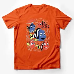 Finding Nemo T-Shirt, Disney Pixar Fish Cartoon, Kids and Adult Sizes Male T-Shirt Custom graphic T-Shirt.Customize your color Disney Short Sleeve Pre-shrunk T-shirt, Disney Pre-shrunk Short Sleeve T-shirt, Disney Crew Neck T-shirt With Sublimation Print, Fish Cartoon, Theme Park Outfits, Alien Character, Finding Nemo, Cartoon T Shirts, Casual Summer Shirts