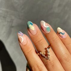 Acrylics Ideas, Ultra Beauty, Nagellack Trends, Colorful Nail, Colorful Nails