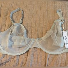 Brand New Never Worn Cuup Plunge Mesh Bra. Gorgoeus Color! Halo Light, Mesh Bra, Plunge Bra, Women's Intimates, Halo, Color Blue, Light Blue, Mesh, Brand New