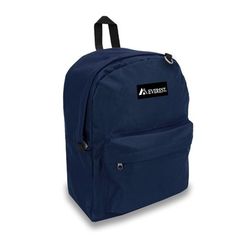 an image of a blue backpack with the word event on it's front pocket