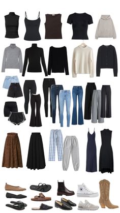 Capsule Wardrobe, Color Palette, Wardrobe, Clothes, Color