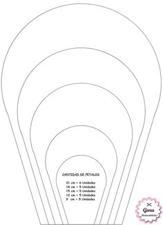 a set of six paper circles with the numbers 1, 2, 3 and 4 on them