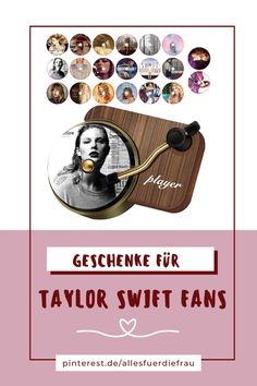 an advertisement for the taylor swift fan's album, featuring photos of people with their hair