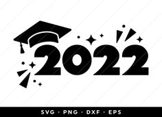 graduation svg cut file for silhouettes and cricut designs, with the number twenty