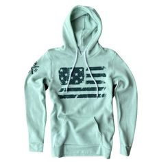 Women's American Flag Patriotic Pull Over Hoodie Made In America – Red White Blue Apparel Cute Country Sweatshirts, Country Sweatshirts & Hoodies, Country Clothes Women, Country Hoodies, Cute Southern Outfits, American Flag Sweatshirt, American Flag Clothes, American Flag Hoodie, Southern Outfits