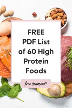 Protein Shopping List, Protein Food Chart, High Protein Food Chart, Foods With Protein List Of, Inexpensive Protein Sources, Low Calorie High Protein Food List, Printable Protein Chart, High Protein Low Carb Foods List, All Protein Foods