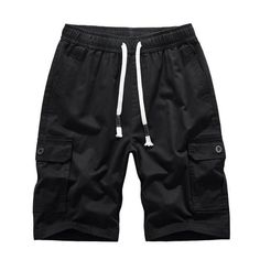 Vunhao Mens Shorts Cargo Clearance, Drawstring Cotton Pocket Summer Casual Shorts Black Related keywords: Vunhao Mens Shorts, Size: L.  Gender: male.  Age Group: adult. Summer Casual Shorts, Cargo Shorts For Men, Mens Running Pants, Mens Workout Shorts, Mens White Shorts, Overalls Plus Size, Mens Tactical Pants, Modern Wear, Cargo Work Pants