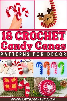 With these crochet candy cane patterns, you can learn to make beautiful decorations for celebrations and many other types of items for many purposes beyond. If you have a candy cane lover, each one would be the best and most irresistible gift for him. Crochet Star Patterns, Crochet Pot Holders Free Pattern, Crochet Christmas Trees Pattern, Crochet Christmas Gifts