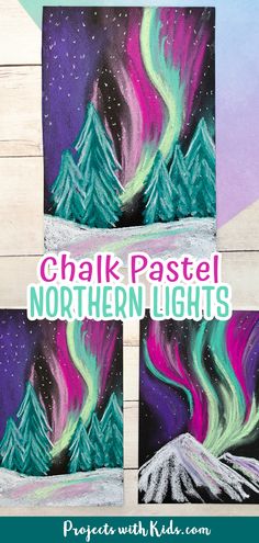 Making a northern lights art project with chalk pastels. Winter Displays School, One Day Art Lessons Elementary, Winter Art Project, Sketches Photography, Sunflower Art Project, Northern Lights Art, Winter Art Lesson, Chalk Pastel Art, Teachers Classroom