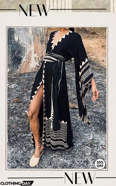 Bleachbohemian Wrap Kimono Robe