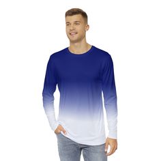 Made with 100% brushed polyester, these long-sleeve tees deliver all the style and comfort one can handle. Impeccably soft, these shirts are the perfect canvas for your art. Size and care information printed inside the collar.  .: Material: 100% polyester .: Light fabric (5.16 oz/yd² (175 g/m .: Printed-in size and care label .: Assembled in the USA from globally sourced parts Casual Long Sleeve Tops With Sublimation Print, Casual Long Sleeve T-shirt With Sublimation Print, Casual Long Sleeve Moisture-wicking Shirt, White Moisture-wicking Long Sleeve Sweatshirt, White Long Sleeve Moisture-wicking Sweatshirt, Moisture-wicking Blue Long Sleeve Top, Long Sleeve Shirt With Sublimation Print, Long Sleeve Shirt With Sublimation Print, Relaxed Fit, Long Sleeve Shirt With Sublimation Print And Relaxed Fit