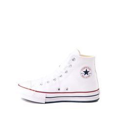 Converse Chuck Taylor All Star Hi Lift Sneaker - Big Kid - White | Journeys White Canvas High-top Sneakers With Vulcanized Sole, White High-top Canvas Shoes With Vulcanized Sole, White Canvas High-top Sneakers, White Mid-top Cotton Canvas Shoes, White Cotton Platform Sneakers With Round Toe, Ankle-high Canvas High-top Sneakers With White Sole, White Cotton Round Toe Platform Sneakers, Converse Mid-top Canvas Shoes, Converse Ankle-high Canvas Shoes With Vulcanized Sole