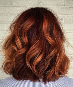 Dark Copper Hair Color, Pumpkin Spice Hair, Copper Hair Dark, Caramel Highlights, Beautiful Hair Color