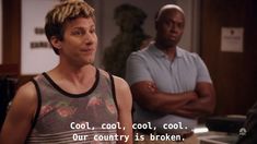 Cool Cool Cool, Brooklyn Nine Nine Funny, Jake Peralta, Nick Miller, Andy Samberg, Brooklyn 99, Out Of Context, Brooklyn Nine Nine