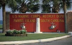 the u s marine corp's recruit depot in parris island, south carolina