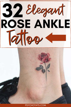 rose ankle tattoo Cover Up Tattoo Ankle, Rose Ankle Tattoos, Rose Ankle Tattoo, Rose Tattoo On Ankle, Scar Cover Up, Rose Tattoos For Women, Cover Up Tattoo