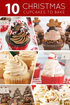 the top ten christmas cupcakes to bake for your holiday baking and baking