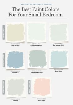 the best paint colors for your small bedroom