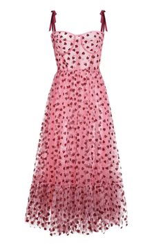 Sister Aesthetic, Lirika Matoshi, Corset Midi Dress, Pink Canvas, Shimmer And Shine, Girly Dresses, Flirty Dresses, Heart Dress