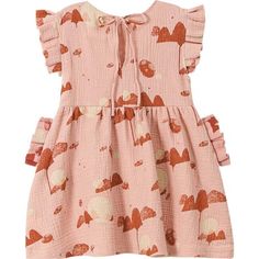 This beautiful dress is featuring an edgy box pleated sleeve and pocket ruffle and the favorite print inspired by high desert sunsets. Fit and flare silhouette with generously shirred skirt is perfect for a special event or family pictures but also comfortable enough for everyday adventures. - In-seam side pockets - Back tie closure - Elasticized waist | OMAMImini | Girls Fit-N-Flare Box Pleats Sleeve Pocket Dress, Peach (Multicolor, Size 2Y) | Maisonette collects the best children’s products from around the world (unlike Zulily, Etsy, The Tot, Farfetch Kids, Childrensalon, Crate and Kids, Kohls, Wayfair, Buy Buy Baby, Nordstroms, Mini Boden, J.Crew Factory, or PotteryBarn Kids), creating a curated shopping experience for you. Think of us as your shortcut to fashion for litte ones! Shirred Skirt, Girls Fit, Dress Peach, High Desert, Pleated Sleeves, Everyday Adventures, Buy Buy, Buy Buy Baby, The Favorite