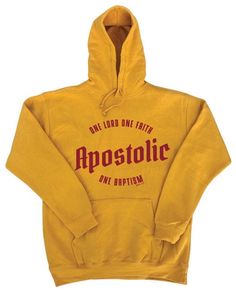 Unisex yellow gold hoodie, poly/cotton blend, true to size front screen printed graphic in maroon Yellow Letter Print Crew Neck Hoodie, Yellow Crew Neck Hoodie With Letter Print, Yellow Cotton Crew Neck Hoodie, Yellow Letter Print Hoodie For Streetwear, Mustard Cotton Sweatshirt For Fall, Yellow Graphic Print Hoodie Sweatshirt, Yellow Cotton Hoodie With Drawstring Hood, Ontario, Graphic Prints