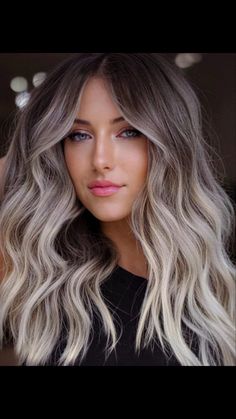 Winter Hair Colour For Blondes, Brunettes Balayage, Ombre Hair Color Ideas, Hair Color Ideas For Fall, Fall Blonde Hair, Fall Hair Color Trends, Brunette Hair With Highlights, Dark Roots Blonde Hair, Brunette Balayage Hair