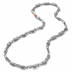 Platinum Chains by Jewelove Designer platinum chain for men. Metal : Platinum Platinum Purity : 95% Platinum Purity Mark : Pt 950 Estimated Platinum Weight : 55 grams for 20 inches Certificate of Authenticity : Platinum Guild International This chain is not eligible for exchange or refund. Formal White Gold Necklace With Hook And Links, Formal White Gold Necklaces With Hook And Links, Formal White Gold Necklaces, Modern White Gold Chain Necklace, Platinum Chains For Men, Black Beads Mangalsutra, Black Beads Mangalsutra Design, Platinum Bracelet, Platinum Chain