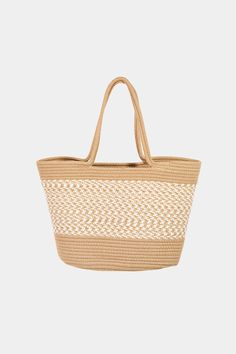 This tote bag displays a fashionable braid pattern beach style. Immerse yourself in fashion finesse with this statement accessory. Ships within 3-5 Business Days Braid Patterns, Beach Tote Bag, Bag Display, Tote Pattern, Tote Bag Pattern, Beach Tote Bags, Beach Tote, Beach Style, Beach Bag