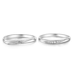 BOGO 40% OFF (Code: H40) Silver Promise Ring With Elegant Design, Elegant White Gold Stackable Couple Rings, Elegant Round Cut Rings For Anniversary, Anniversary Rings With Elegant Round Cut Design, Elegant Anniversary Ring With Round Cut, Couples White Gold Ring, Elegant Diamond Rings For Promise, Wedding Rings For Couples With Open Ring Style, Couples Wedding Rings Open Ring Style