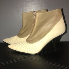 Brand New; Never Worn; Genuine Leather; Suede Ankle Booties Nine West Shoes, Nine West, Ankle Booties, Wedge Boot, Bootie Boots, Ankle Boot, Ankle Boots, Genuine Leather, Wedges