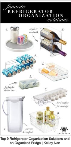 the refrigerator organization solution is organized and labeled