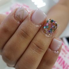 Ideas For Nails, Confetti Nails, Super Cute Nails, Kandy, Fabulous Nails, Chic Nails, Short Acrylic Nails, Diy Baby