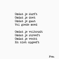 the words are written in black and white on a sheet of paper that says, odat je durt ombat je doit