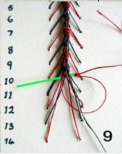 a close up of a clock with wires attached to the back of it and numbers on the side