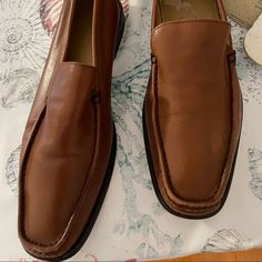 This Shoes Are Brand New But Have A Peel In The Internal Part. Nothing To Do With The Look Of The Shoe. Please Take A Look At My Other Merchandise And Save In Shipping Charges Buy 2 Get 10%.Buy 3 Or More And Get 20% Brown Slip-on Dress Shoes With Stitched Sole, Casual Brown Dress Shoes With Removable Insole, Brown Low-top Business Loafers, Brown Low-top Loafers For Business, Brown Slip-on Dress Shoes With Removable Insole, Classic Brown Low-top Loafers, Classic Calvin Klein Leather Loafers, Classic Calvin Klein Slip-on Loafers, Brown Casual Leather Shoes With Square Toe