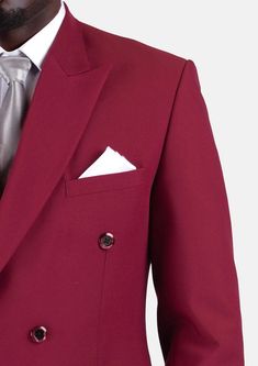 The Rockafeller Claret Red Stretch Suit is the perfect combination of sophistication and comfort. Crafted from premium stretch cotton fabric, this bold custom made suit exudes a modern look that will have you feeling as good as you look. Red Classic Double Breasted Suit For Work, Red Slim Fit Suits With Notch Lapel, Red Fitted Double Breasted Suit With Notch Lapel, Fitted Red Double Breasted Suit With Notch Lapel, Red Fitted Double-breasted Suit With Notch Lapel, Fitted Red Suit In Suiting Fabric, Red Fitted Suits In Suiting Fabric, Red Single Breasted Fitted Set, Fitted Single Breasted Red Set