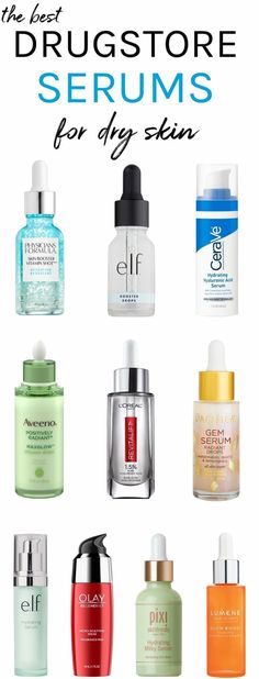 Serums For Dry Skin, Serum For Dry Skin, Dry Skin Care Routine, Serious Skin Care, Drugstore Skincare, Dry Winter Skin, Routine Tips, Gorgeous Skin, Winter Skin Care