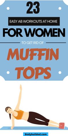 the 25 best exercises for women to get rid of muffin tops