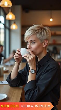 23 Stunning Pixie Haircuts for Women Over 60 – Stylish Ideas and Expert Tips Pixie Long Bangs, Blonde Hair Pictures, Tapered Pixie, Natural Grey Hair, Longer Layers, Sleek Hairstyle, Women With Short Hair, Cute Pixie Haircuts, Pixie Haircuts For Women