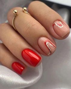 Nails Yellow, Red Christmas Nails, Casual Nails, Holiday Vibes, Nails Desing, Orange Nails, Square Acrylic Nails, Nails Short, Chic Nails