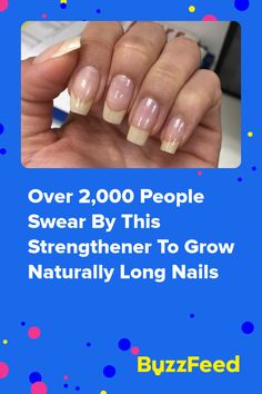 Naturally Long Nails, Grow Long Nails, Opi Nail Envy, Fast Nail, Food Nails, Weak Nails