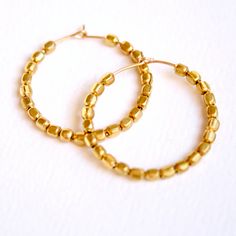 Hoop Earrings Gold Bracelet, Hoop Earrings, Jewelry Earrings, Handmade Gift, My Style, Trending Outfits, Unique Jewelry, Handmade Gifts