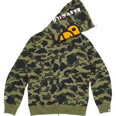 Bape Sanrio Hello Kitty x Bape Hoodie For Men And Women - Kara Hub Military Style Long Sleeve Hoodie With Adjustable Hood, Camouflage Hoodie With Drawstring For Streetwear, Urban Camouflage Long Sleeve Hoodie, Camouflage Long Sleeve Sweatshirt For Streetwear, Camouflage Hooded Jacket With Adjustable Hood For Streetwear, Camouflage Hoodie For Winter Streetwear, Camouflage Hoodie Sweatshirt For Streetwear, Camouflage Long Sleeve Hoodie For Streetwear, Long Sleeve Camouflage Hoodie For Streetwear