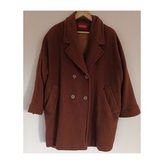 "Vintage womens wool coat ,brown oversized coat with pockets.It has small shoulder pads Strenesse brand.Shoulder to shoulder:20\" Length:34\"Arns:25\"Pit to pit:26\" It is in very good condition!" Double Breasted Coat Women, Brown Wool Coat, Oversized Wool Coat, Wool Coat Women, Wool Trench Coat, Sheepskin Coat, Double Breasted Trench Coat, Suede Coat, Oversized Coat