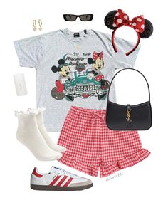 Cute Disney Outfit, Boxer shorts Women, Mickey Mouse, Vintage Mickey shirt, Disneyland outfits, Hollywood Studios, Disney shirt, Minnie Mouse ears, Frilly shorts, Summer outfits, casual outfits, DisneyWorld, Disneyland Paris, Disney outfit inspo Disneybound Outfits Athletic, Disney World Trip Outfits Women, Disney Boxer Shorts Outfit, Alt Disneyland Outfits, Disney World Costume Ideas, Fun Disney Outfits, Cute Disney Themed Outfits, Cute Casual Disney Outfits, Disneyland Paris Summer Outfit